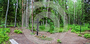 The place of mass burials of those repressed in the 1920 Ã¢â¬â 193 photo